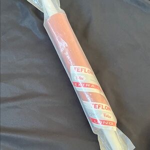 Vtg FOLEY Extra Long Rolling Pin Teflon Finished #227 NIP Minneapolis MN *READ*